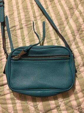 Aimee Kestenberg Blue Leather Crossbody Bag